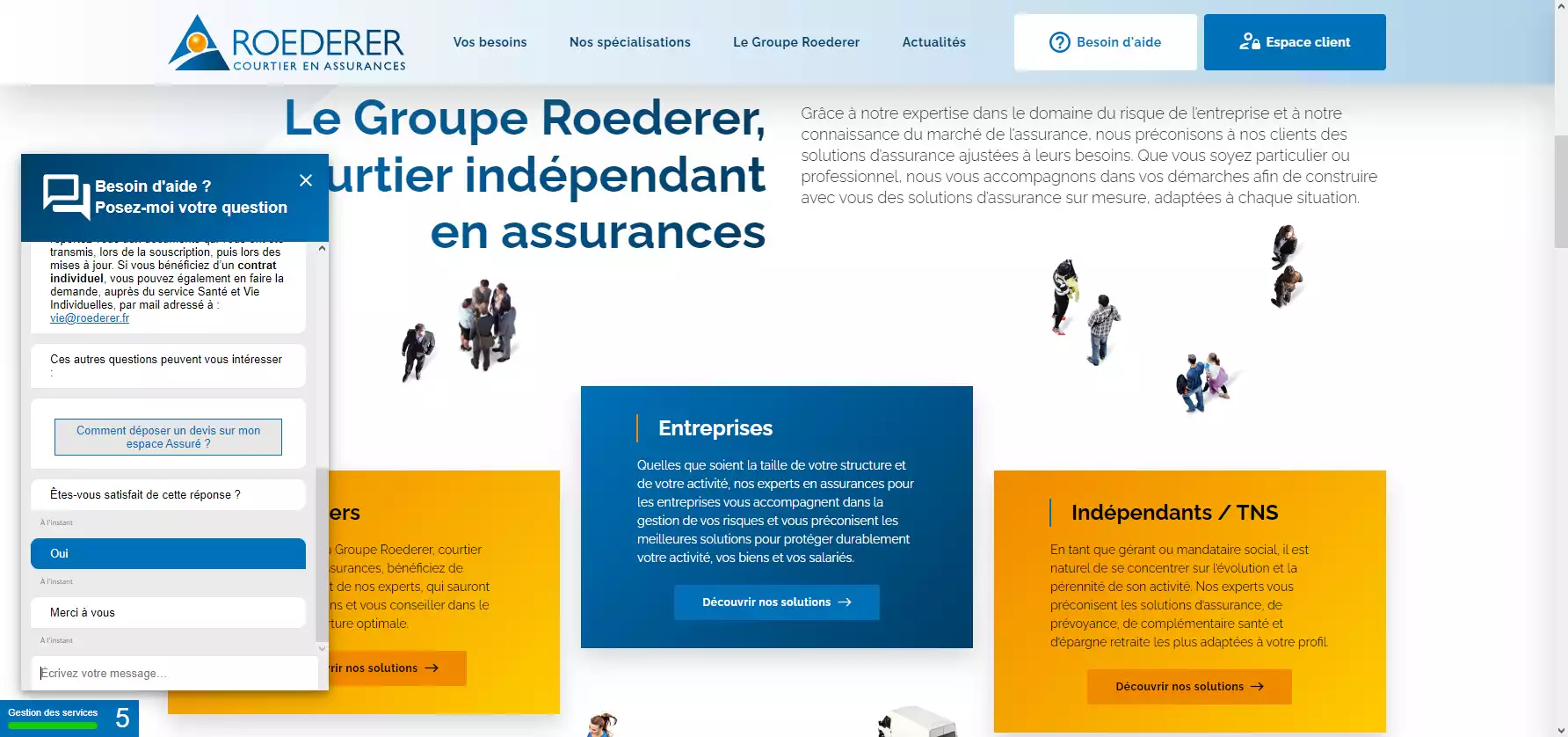 assistant digital renseigne pour assurance