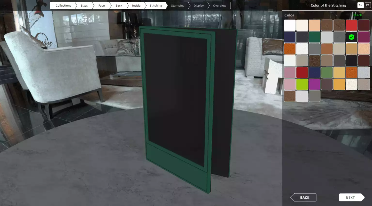 signalétique sur mesure configurateur 3d